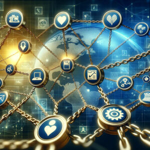 digital rendered link network