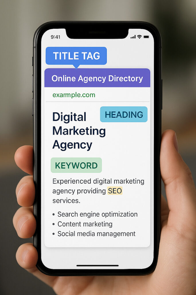 Online Agency Directory: SEO for Marketing Agencies
